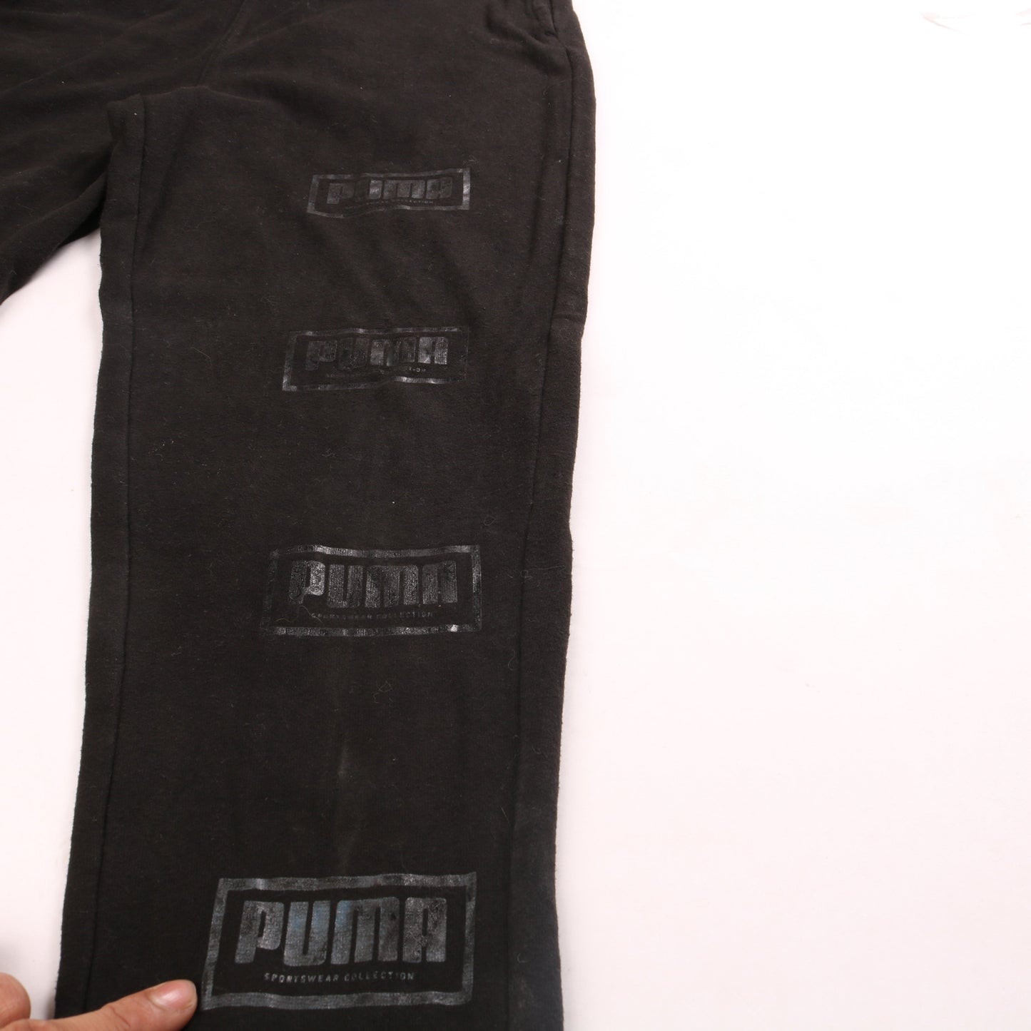 Teenss UK Size 14 PUMA Regular Fit Jogger Black Trousers