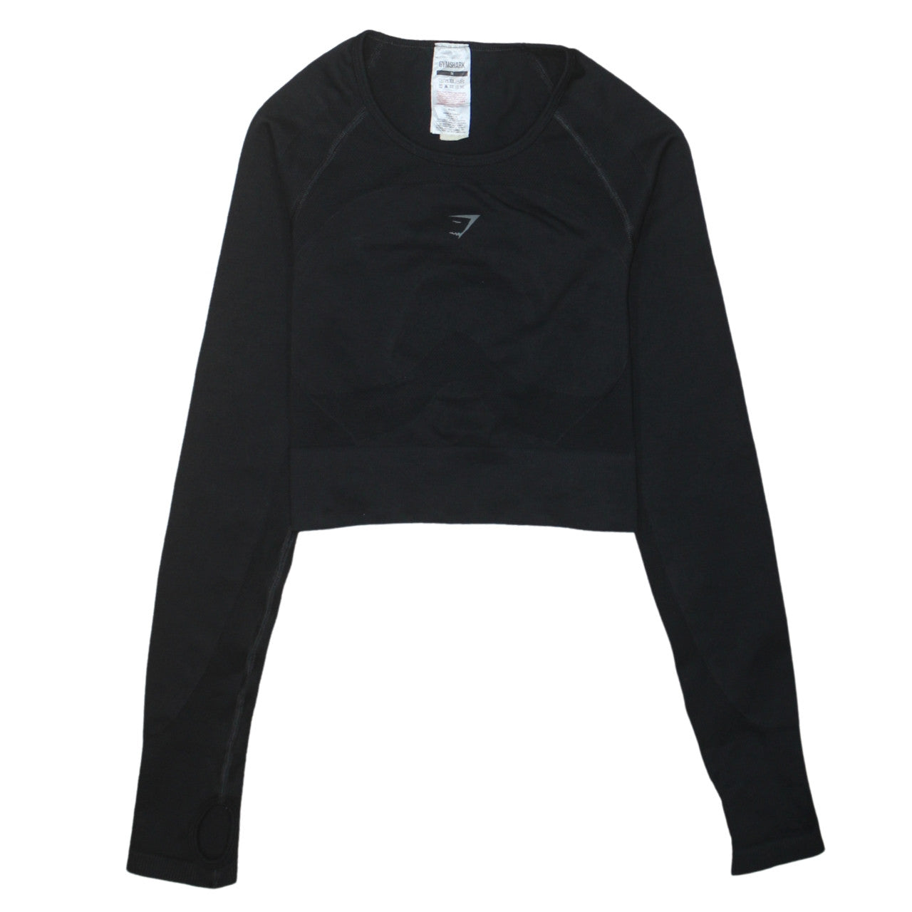 Womens UK Size M Gymshark Black Gym & Training Yoga Running & Jogging CrossFit T