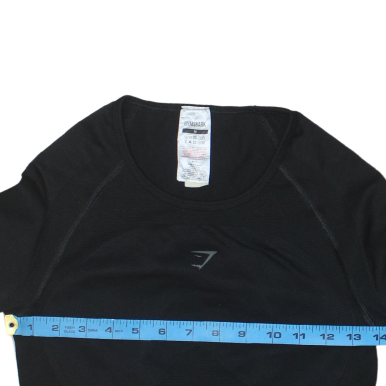 Womens UK Size M Gymshark Black Gym & Training Yoga Running & Jogging CrossFit T