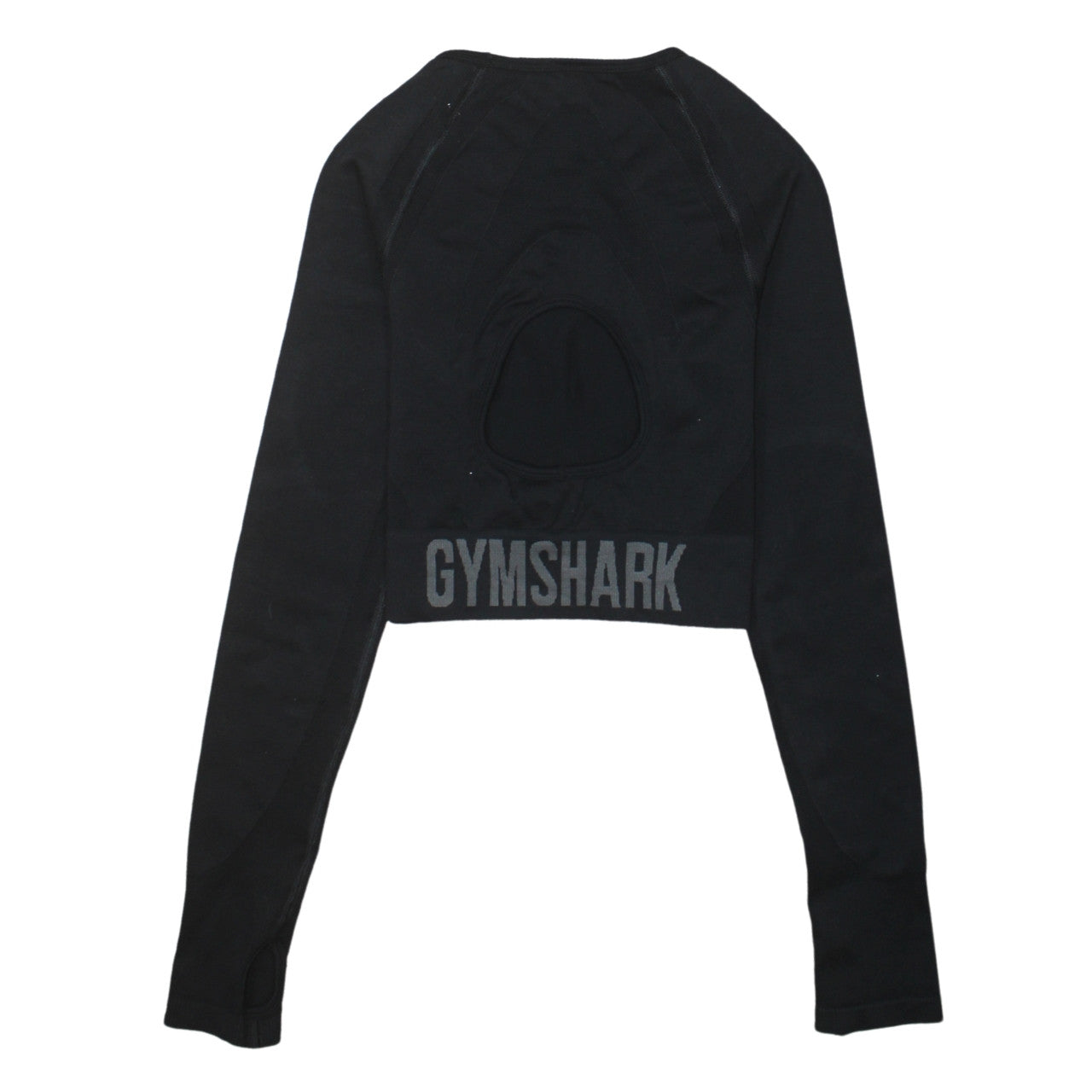 Womens UK Size M Gymshark Black Gym & Training Yoga Running & Jogging CrossFit T