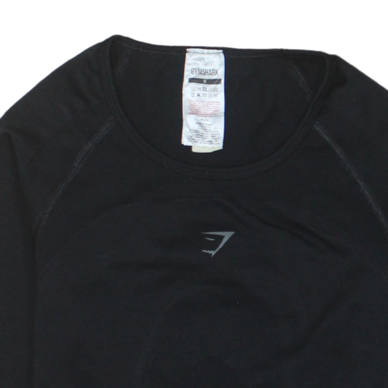 Womens UK Size M Gymshark Black Gym & Training Yoga Running & Jogging CrossFit T