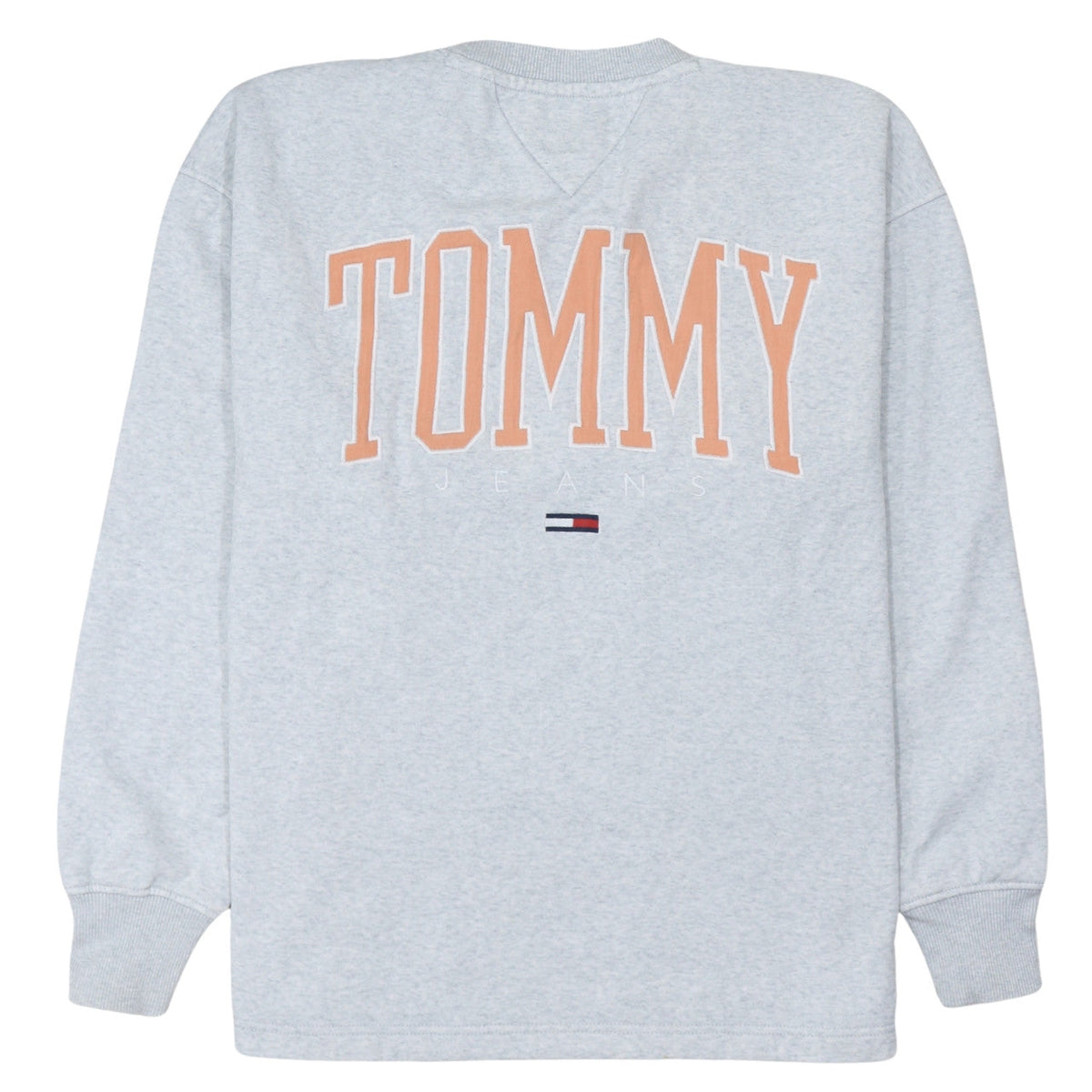 Mens UK Size M Tommy Jeans Grey Pullover Sweatshirt