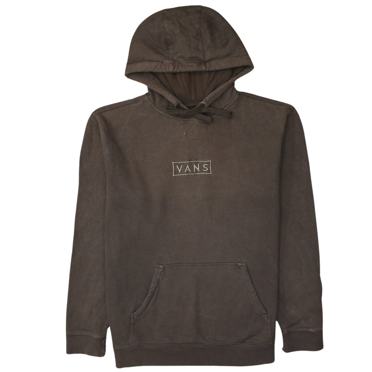 Mens UK Size M VANS Brown Pullover Hoodie