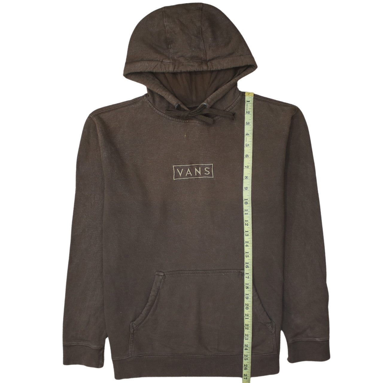 Mens UK Size M VANS Brown Pullover Hoodie