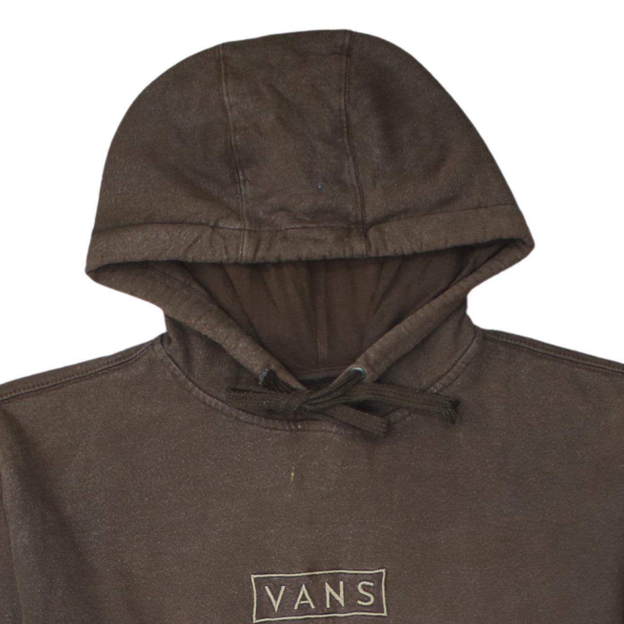Mens UK Size M VANS Brown Pullover Hoodie