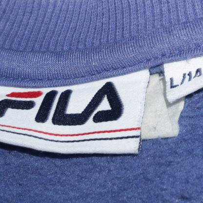 Womens UK Size L FILA Blue Pullover Sweatshirt