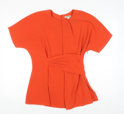 Womens UK Size 12 Whistles Orange Tunic Blouse