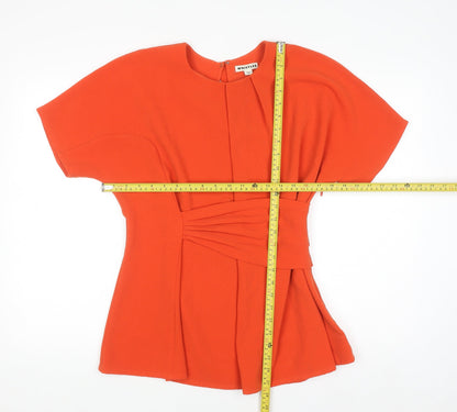 Womens UK Size 12 Whistles Orange Tunic Blouse