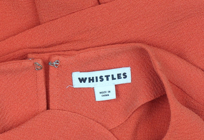 Womens UK Size 12 Whistles Orange Tunic Blouse