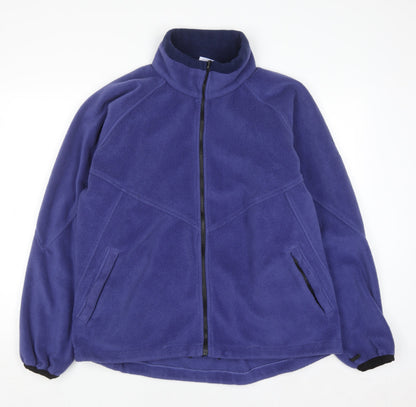 Mens UK Size L B-Casual Blue Full Zip Sweatshirt