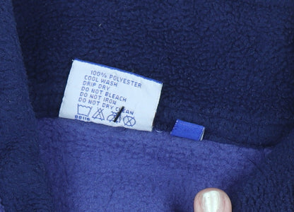 Mens UK Size L B-Casual Blue Full Zip Sweatshirt