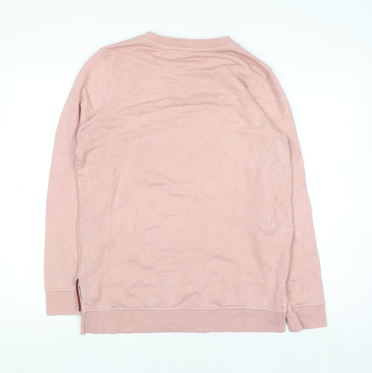 Womens UK Size L Tommy Hilfiger Pink Pullover Sweatshirt