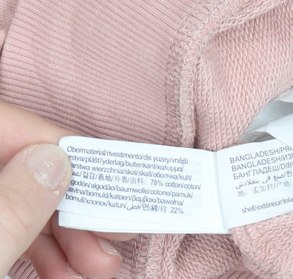 Womens UK Size L Tommy Hilfiger Pink Pullover Sweatshirt