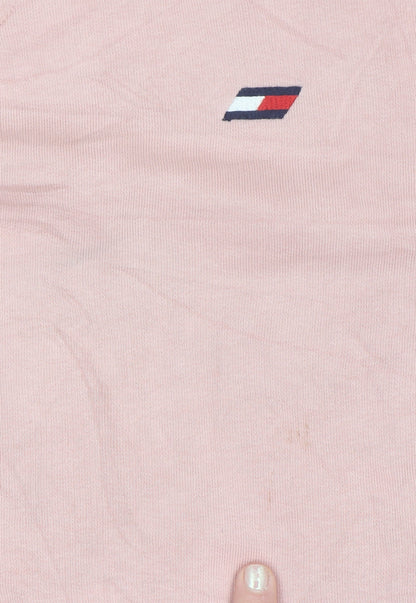 Womens UK Size L Tommy Hilfiger Pink Pullover Sweatshirt