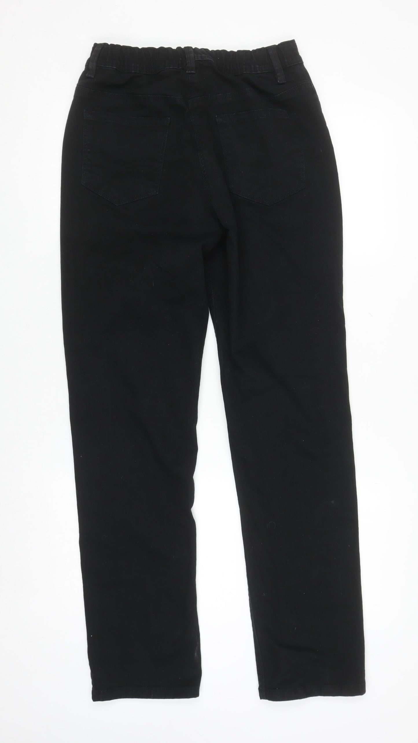 Womens UK Size 12 Anthology Regular Fit Casual Workwear Black Trousers