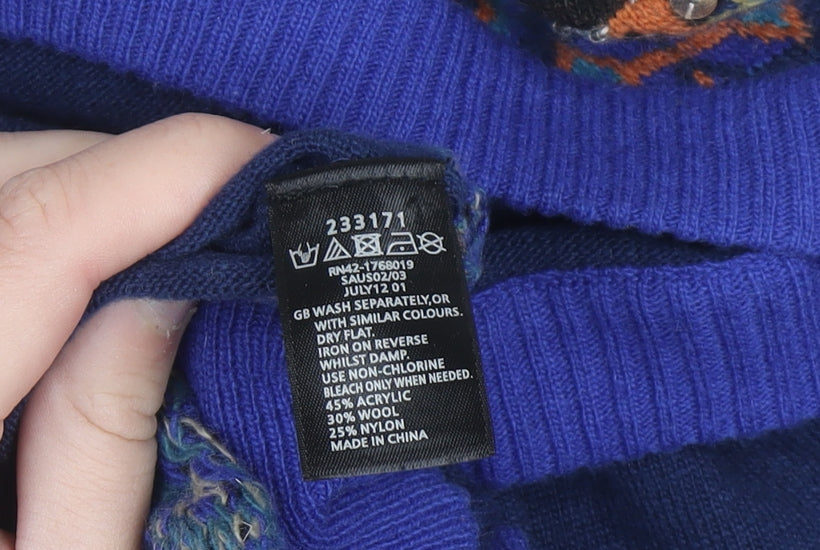 Womens UK Size S Monsoon Blue Pullover Jumper