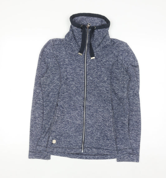 Womens UK Size 8 Regatta Blue Full Zip Hoodie