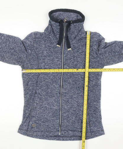 Womens UK Size 8 Regatta Blue Full Zip Hoodie