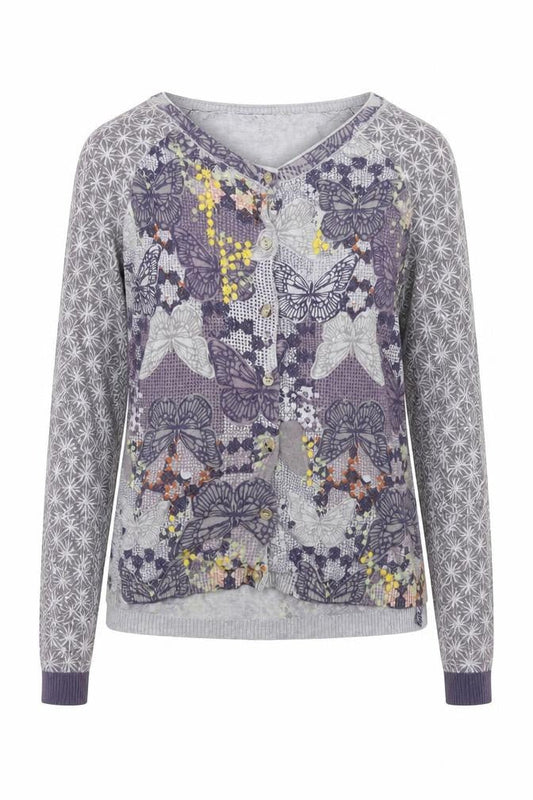 Womens UK Size 8 White Stuff Grey Cardigan Jumper