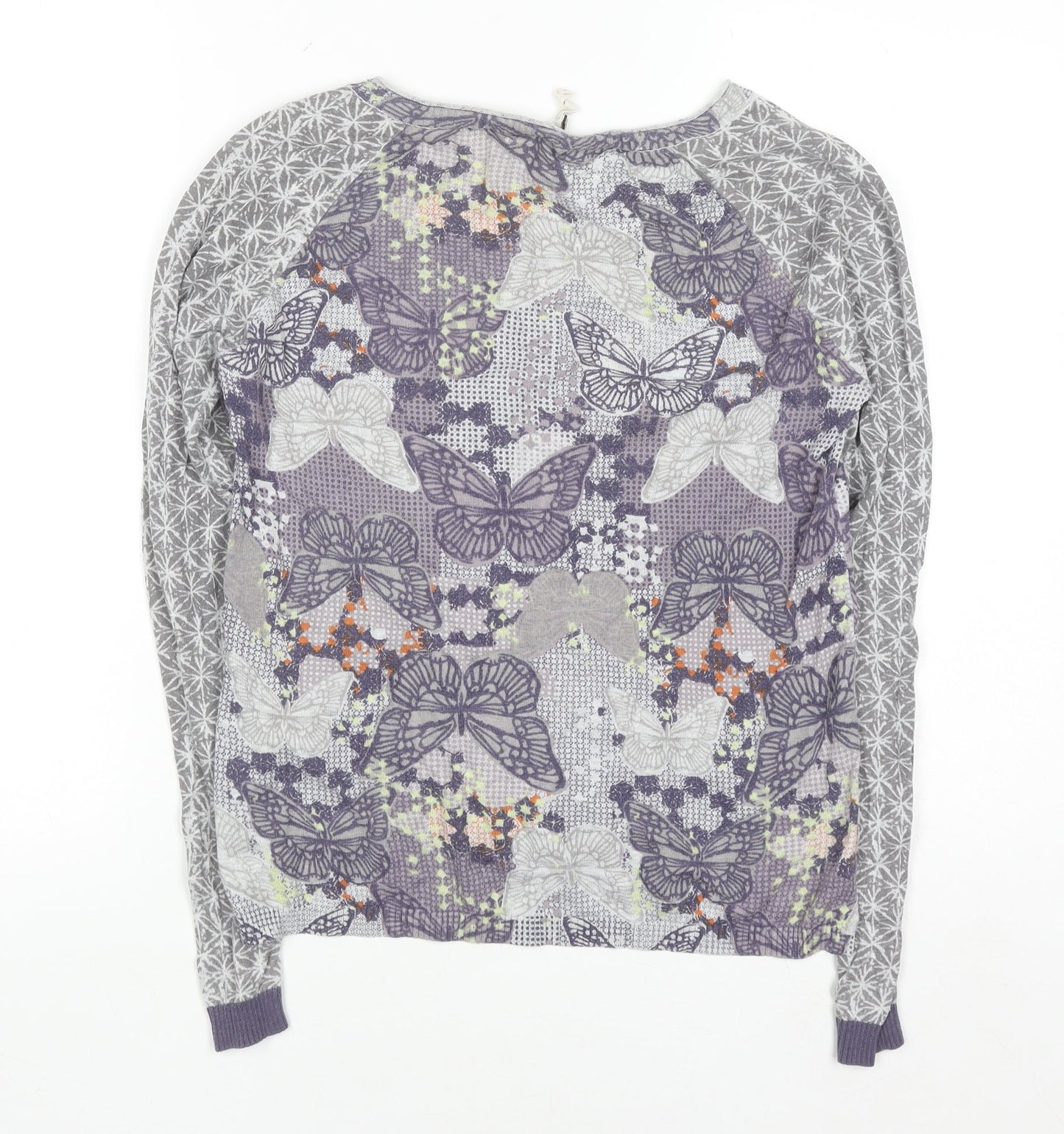 Womens UK Size 8 White Stuff Grey Cardigan Jumper