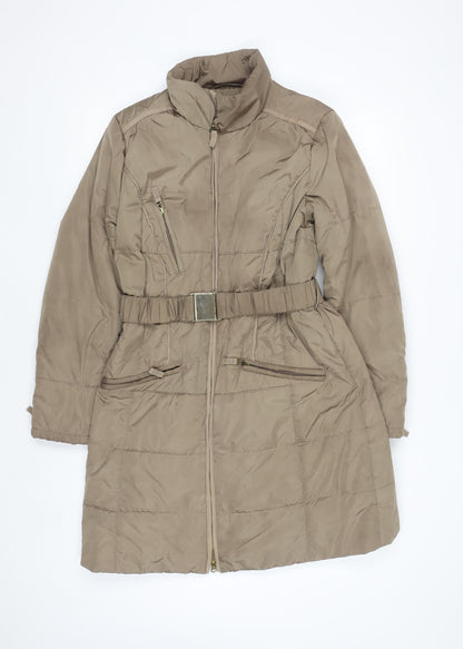 Womens UK Size M Marks and Spencer Brown Puffer Jacket