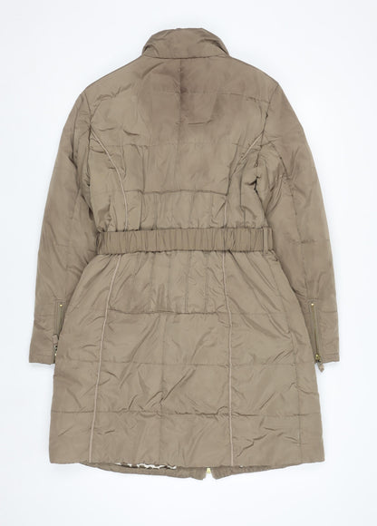 Womens UK Size M Marks and Spencer Brown Puffer Jacket