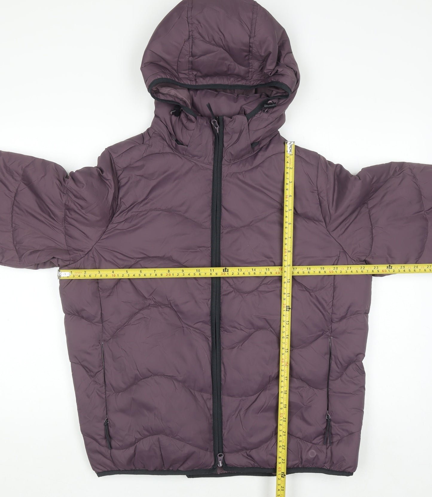 Womens UK Size 16 Marks and Spencer Purple Puffer Jacket
