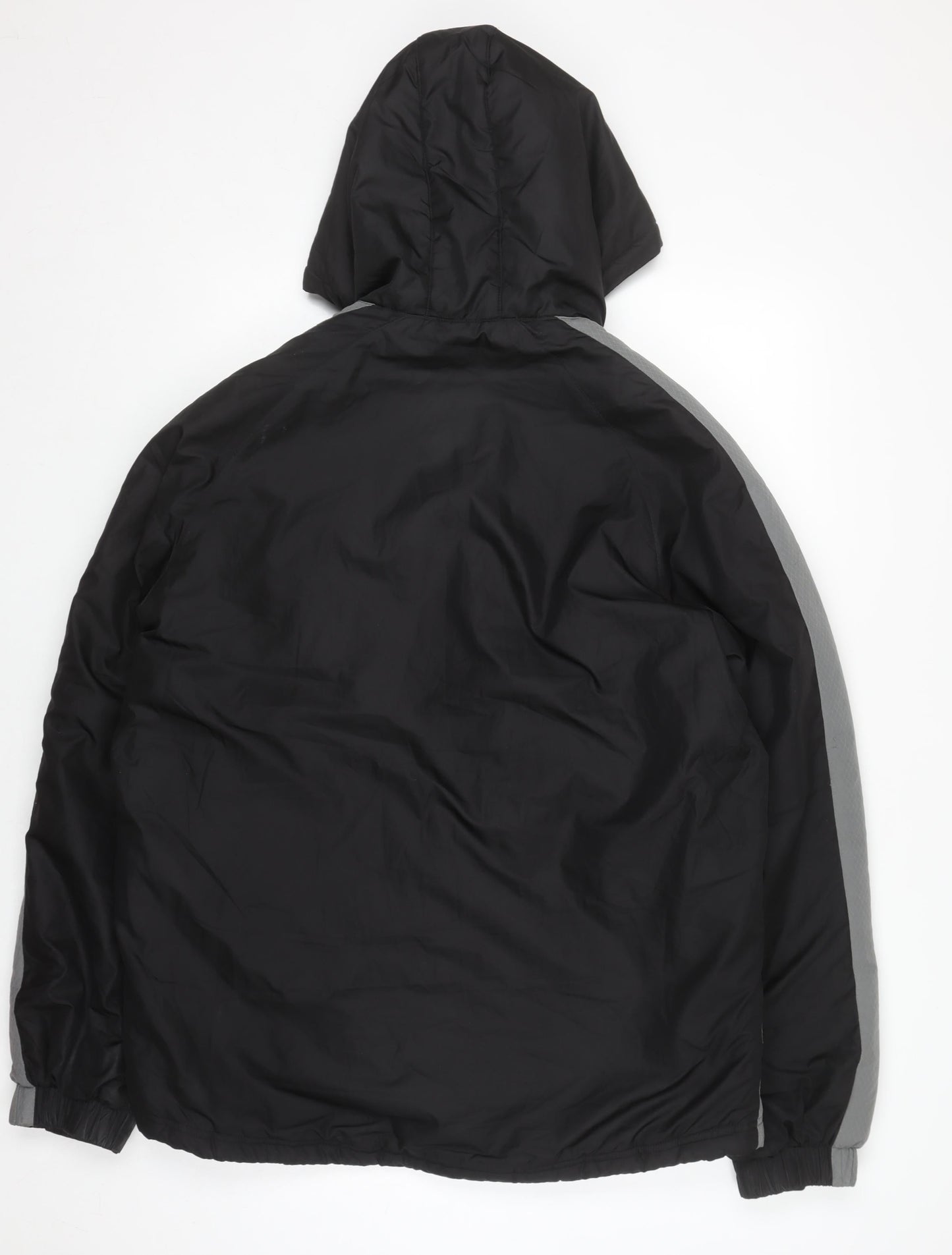 Mens UK Size L PUMA Black Windbreaker Coat