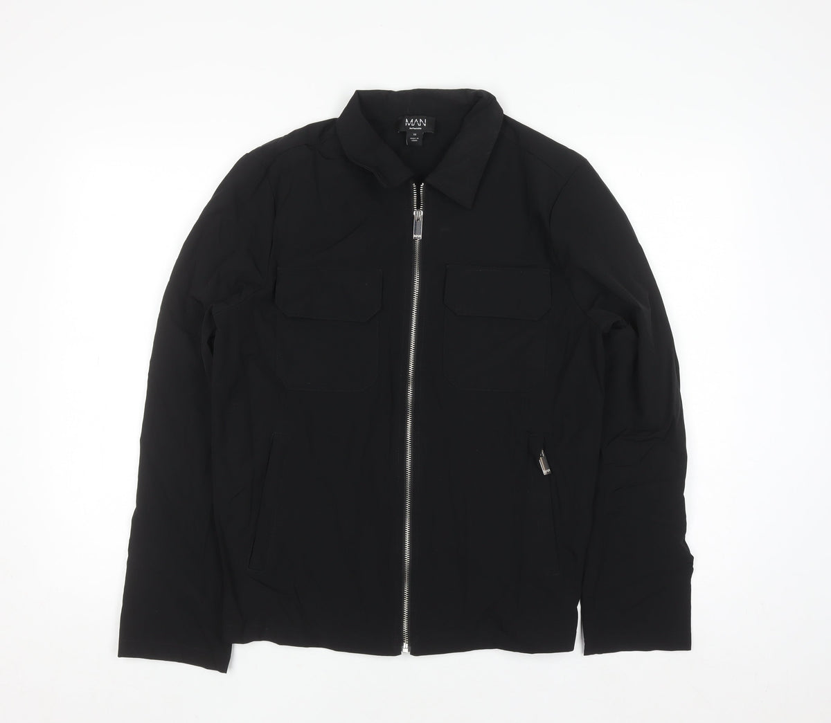 Mens UK Size XS boohooMAN Black Basic Jacket