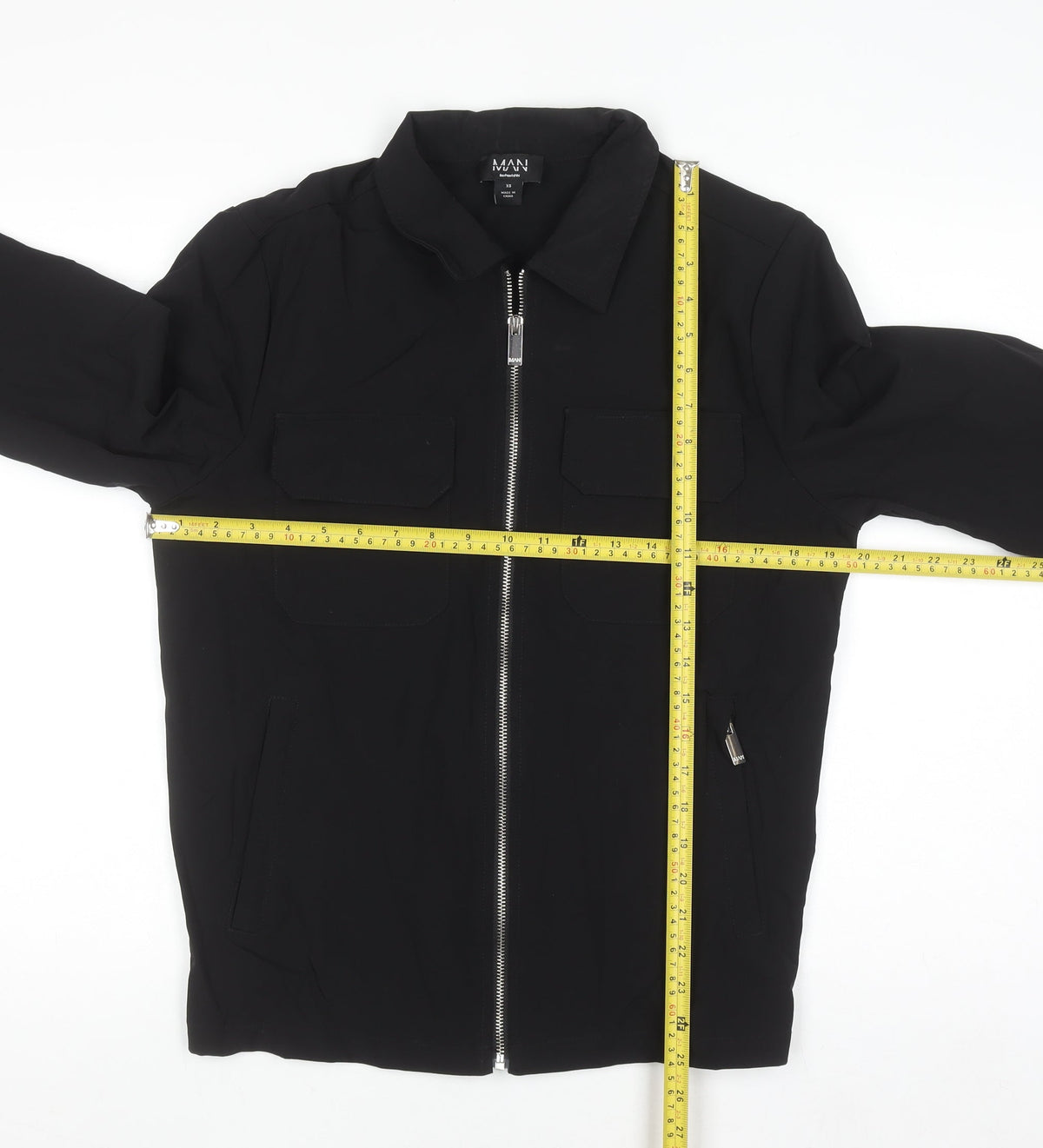 Mens UK Size XS boohooMAN Black Basic Jacket