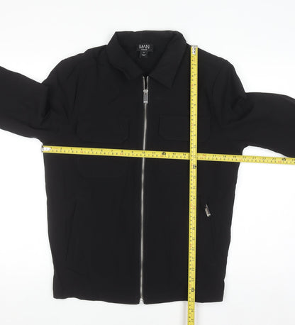 Mens UK Size XS boohooMAN Black Basic Jacket