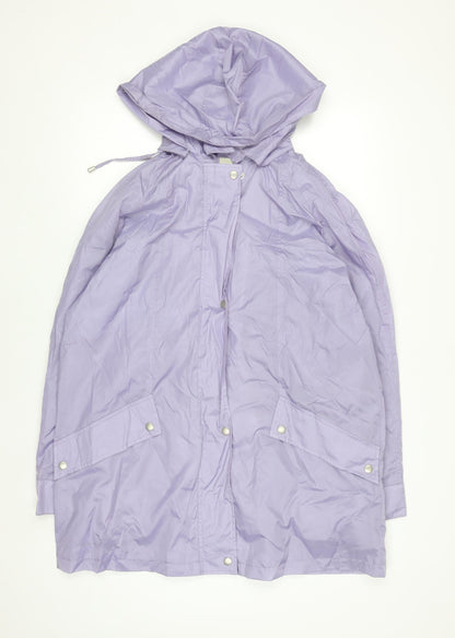 Womens UK Size L Dannimac Purple Rain Coat