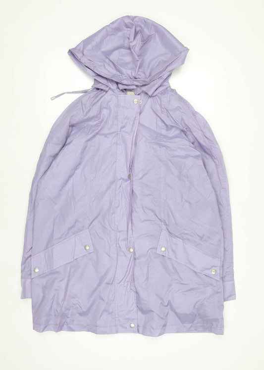 Womens UK Size L Dannimac Purple Rain Coat