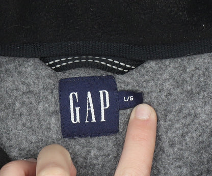 Mens UK Size L Gap Grey Henley Sweatshirt