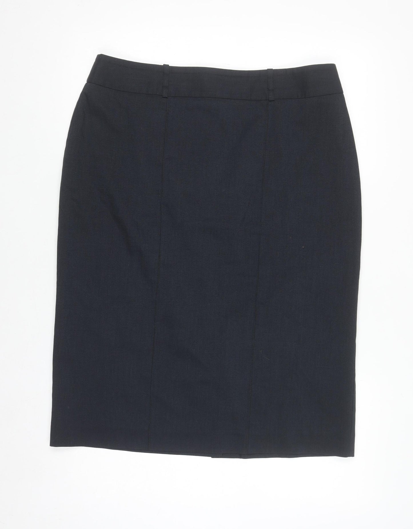 Womens UK Size 14 ICONA Straight & Pencil Twill Skirt