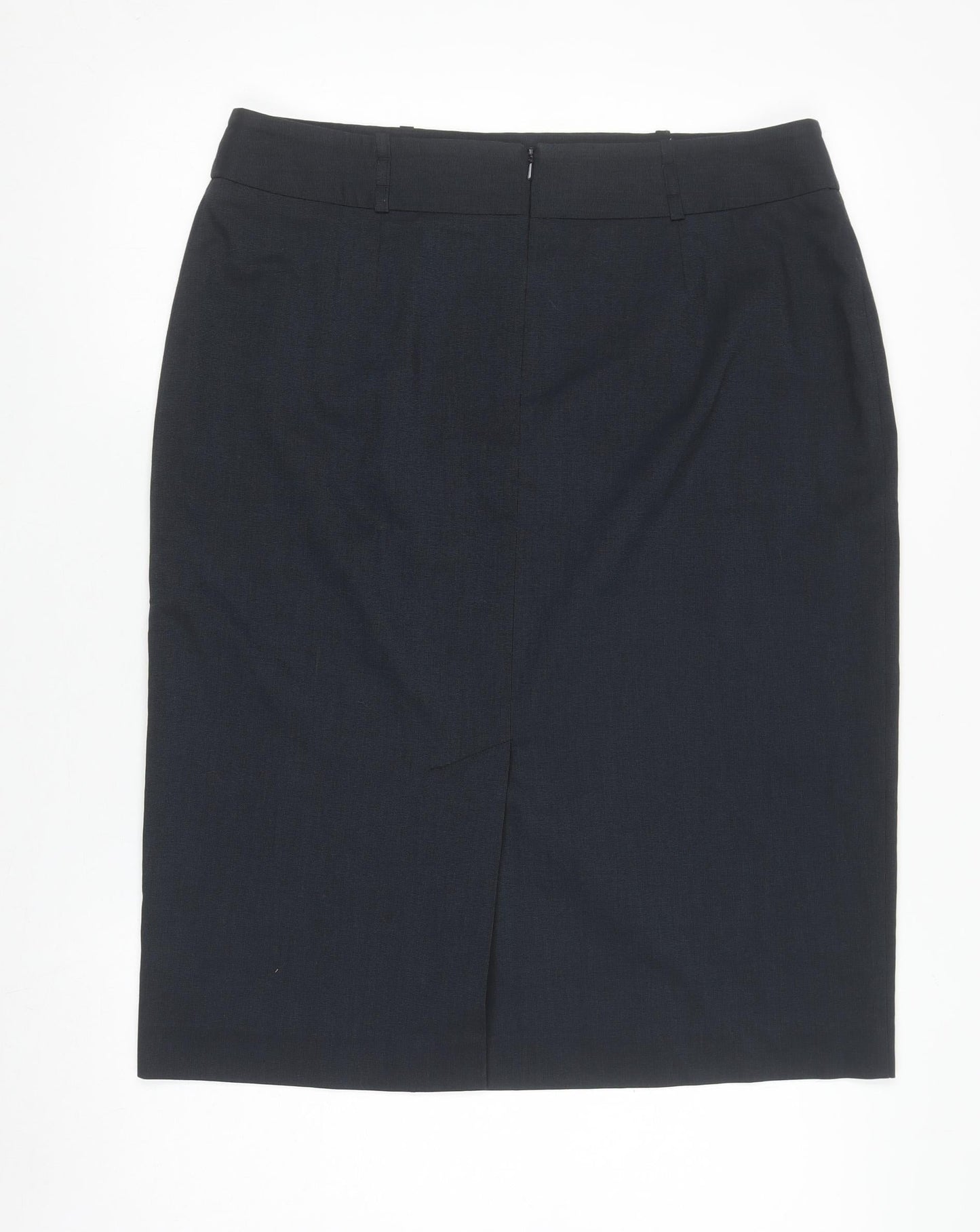 Womens UK Size 14 ICONA Straight & Pencil Twill Skirt