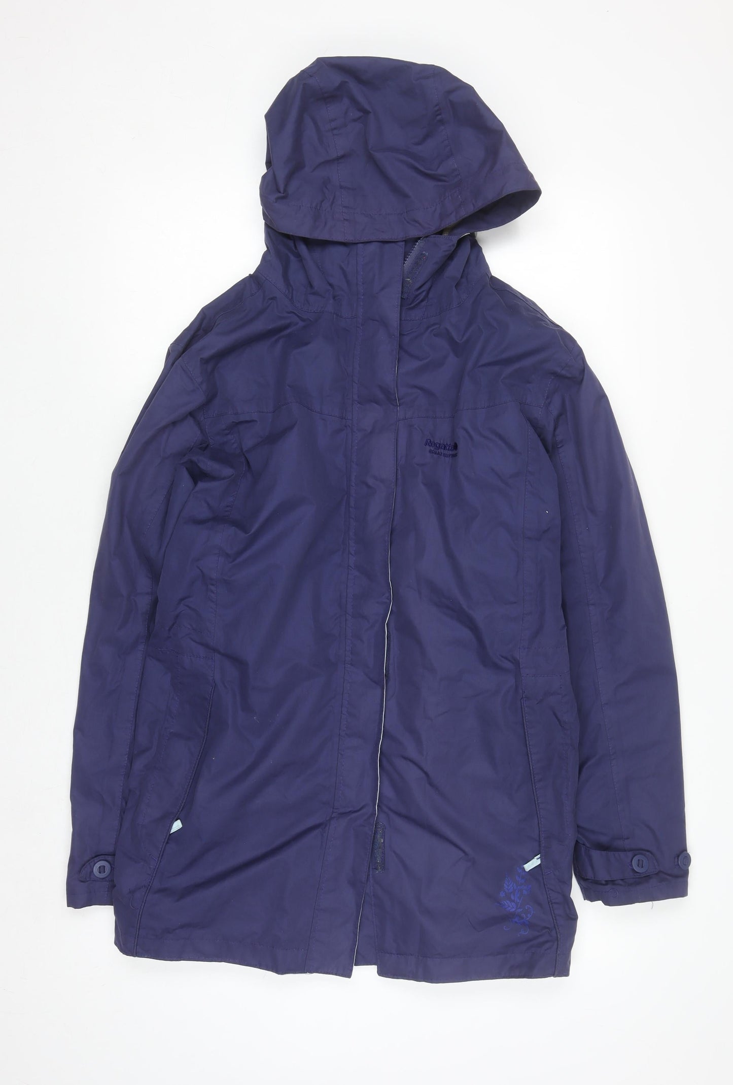 Womens UK Size 12 Regatta Blue Rain Coat