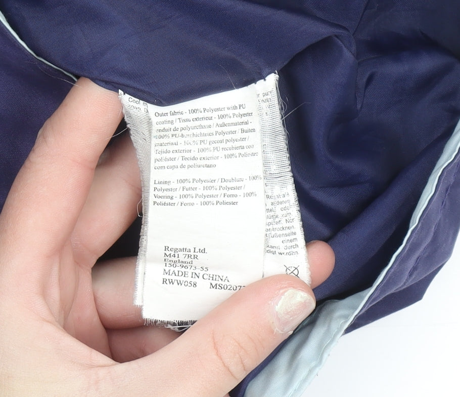 Womens UK Size 12 Regatta Blue Rain Coat