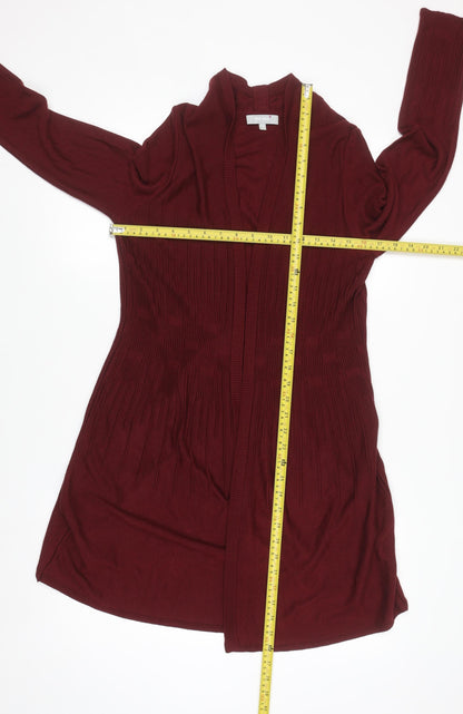 Womens UK Size 12 Marks and Spencer Red Cardigan Jumper