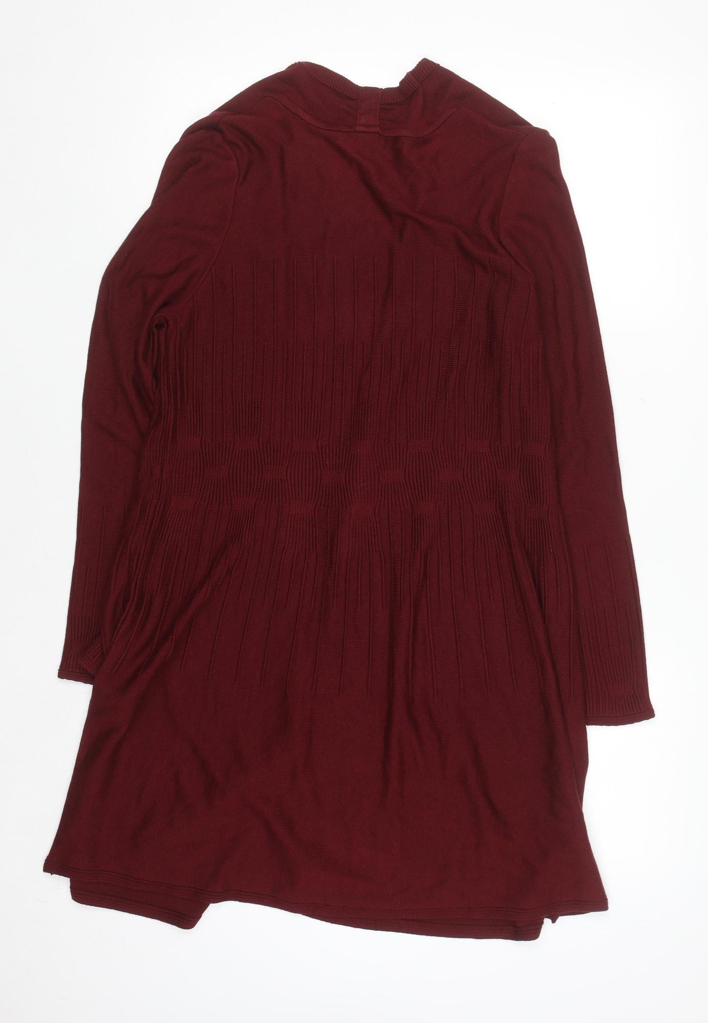 Womens UK Size 12 Marks and Spencer Red Cardigan Jumper
