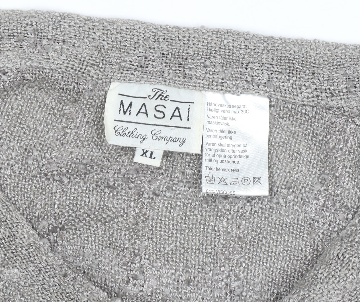 Womens UK Size XL Masai Grey Cardigan Jumper