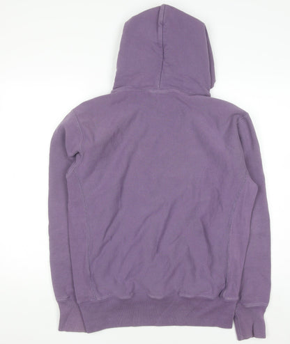 Womens UK Size L Champion Purple Pullover Hoodie