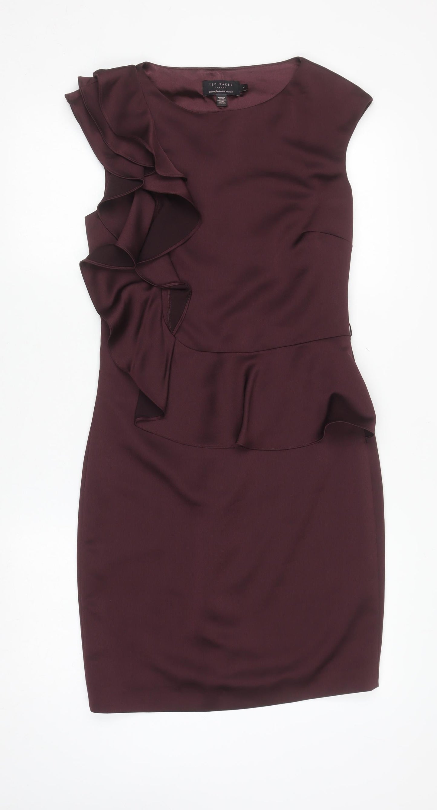 Womens UK Size 1 (UK 8) Ted Baker Sheath Dress