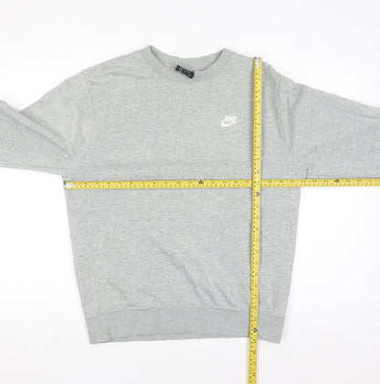 Mens UK Size S Nike Grey Pullover Sweatshirt