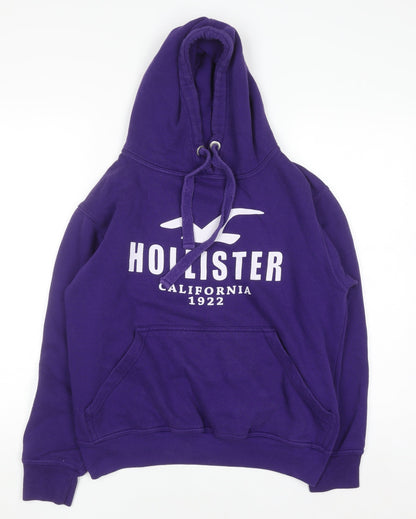 Womens UK Size M Hollister Purple Pullover Hoodie