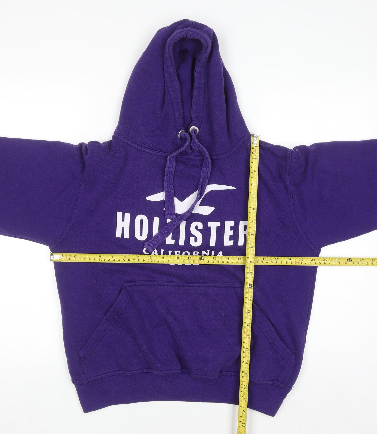 Womens UK Size M Hollister Purple Pullover Hoodie