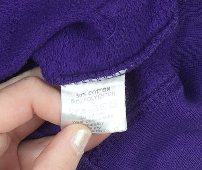 Womens UK Size M Hollister Purple Pullover Hoodie