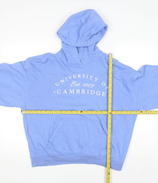 Womens UK Size S H&M Blue Pullover Hoodie