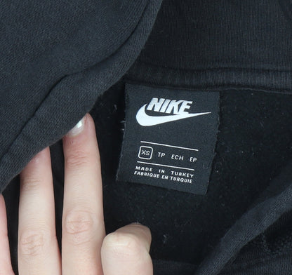 Mens UK Size XS Nike Black Pullover Hoodie