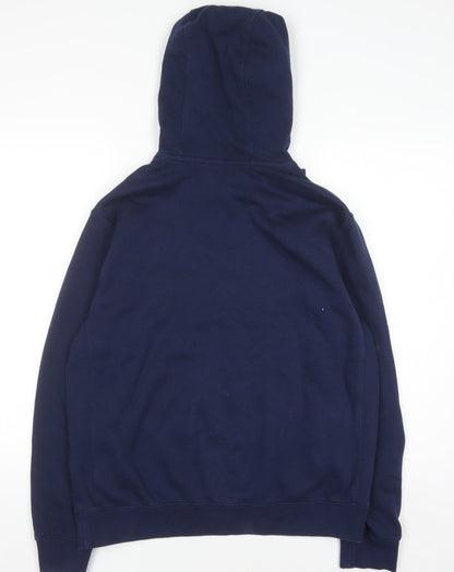 Mens UK Size M Nike Blue Pullover Hoodie